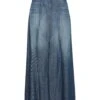 (+) PEOPLE Blue Women‘s Denim Skirt