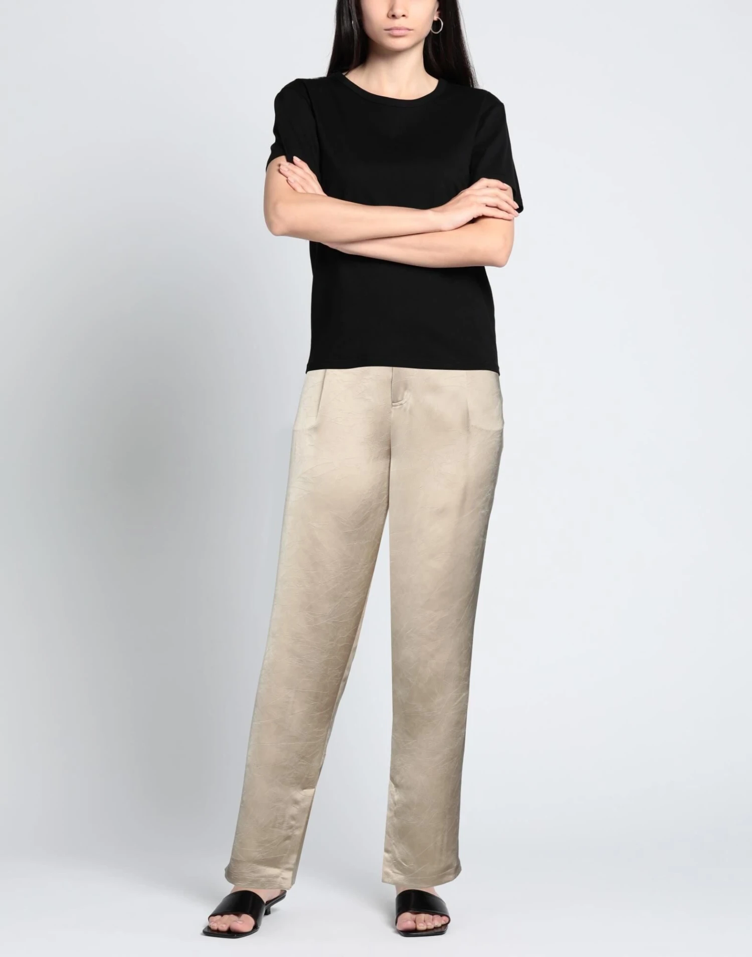 AERON Beige Women‘s Casual Pants 4 AERON Beige Women‘s Casual Pants - Image 2