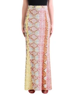 JUST CAVALLI Coral Women‘s Maxi Skirts