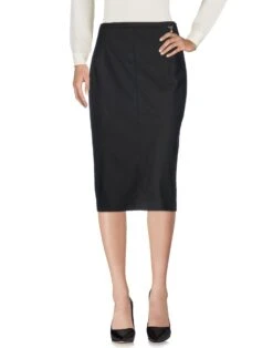 MARIA GRAZIA SEVERI Black Women‘s Midi Skirt