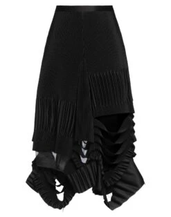 Clothing Sales Store 25 MAISON MARGIELA Black Women‘s Midi Skirt