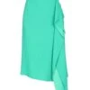 ROCHAS Green Women‘s Midi Skirt -Clothing Sales Store 35420226iw 14 f