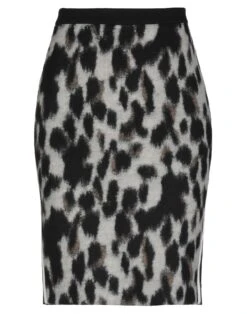 PIANURASTUDIO Light Grey Women‘s Midi Skirt