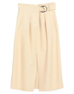 ERIKA CAVALLINI Beige Women‘s Midi Skirt