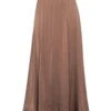 ALESSIA SANTI Brown Women‘s Maxi Skirts -Clothing Sales Store 35470402rb 14 f
