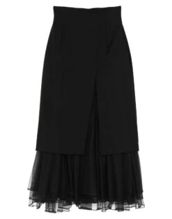 NOIR KEI NINOMIYA Black Women‘s Maxi Skirts